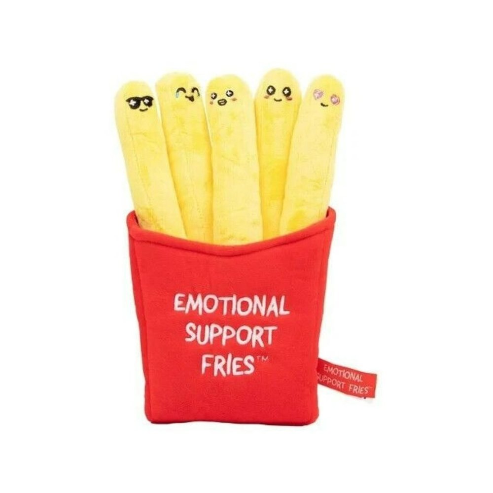 What Do You Meme EMOTIONAL SUPPORT French Fries Squishy Mini Plushies 12"